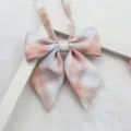 Japanese style JK uniform plaid bow tie collar accessory for cute daily school outfits - 028