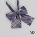 Japanese JK uniform plaid bow tie for women, sweet style neckwear clothing accessory 062 - Color 062