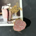 Mini Strass Abendtasche mit Kettriemen, glitzernde Kristall Clutch für Damen Partys. - A107 Rosa
