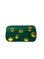 Grüne Acryl Handytasche mit goldenen Kieselsteinen schicke Umhängetasche Variante. - Grün