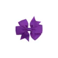 Vue détaillée de la pince à cheveux nœud gros-grain de 3 pouces, bel accessoire pour enfants. - 5#