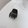 Piccola molletta per capelli nera, artiglio lucido in resina per frangia e capelli quotidiani. - Molla per Capelli Coda di Cavallo in Plastica Originale