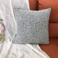 Housse de coussin rayée noir et blanc minimaliste nordique pour décoration de canapé salon. - 44x44cm Simple Face (Sans Noyau) / Noir à Rayures Blanches