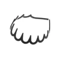 Black wavy hair hoop with teeth non-slip headband daily hair styling tool for women and girls - Wave Style (F-103) / 1 Piece / Bright Black