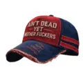 Cappello da baseball vintage lavato per uomo e donna, cappellino ricamato con design vintage cool. - Adulto 56-60cm / Rosso