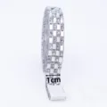 1cm Self Adhesive Crystal Rhinestone Ribbon Sparkle Diamond Strip for DIY Crafts and Apparel - White