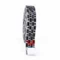 1cm Black Crystal Rhinestone Strip Self Adhesive DIY Bling Trim for Clothes Hats Crafts - Black