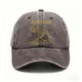 Berretto da baseball lavato con stampa personalizzata della squadra e protezione solare. - Adulto 56-60cm Regolabile / Modello Personalizzato 4