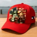 Berretto da baseball rosso con stampa, cappellino casual all'aperto per uomini e donne. - Adulto 56-60cm Regolabile / Rosso 1
