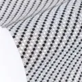 Self-adhesive crystal rhinestone mesh sticker, black and white sparkling diamond tape for crafts. - Black and White Bicolor Glass