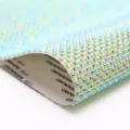 Hoja de pegatina de estrás iridiscente cristal autoadhesivo DIY coche decor - Verde Esmeralda Iridiscente