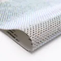 Hoja de Diamantes de Imitación Autoadhesiva Variante #513 Pegatina de Malla Colorida DIY - Plata metálica iridiscente