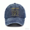 Berretto da baseball blu slavato vintage con design di squadra personalizzato per esterni. - 9