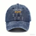 Custom printed vintage washed baseball cap for men and women, stylish sun protection dad hat. - 17