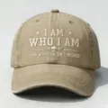 Cappellino da baseball kaki slavato in stile vintage con ricamo di slogan e teschio - Adulto 56-60cm Regolabile / Kaki