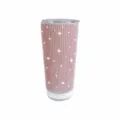 Bling rhinestone 20oz stainless steel vacuum tumbler with built-in bluetooth speaker. - 501-600ml / Rose Gold