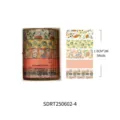 Japanischer Stil Washi Tapes Set dekorative Klebeband Sticker fur Tagebuch DIY basteln 5 Roll - 5.2*4*4 / Japanisches Ramen Sushi (SDRT250602-4) / 5 Rollen