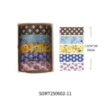 Japanischer Washi Tape Set 5 Rollen dekoratives Klebeband fur DIY Tagebuch und Basteln - 5.2*4*4 / Fuji Sakura Thema (SDRT250602-11) / 5 Rollen