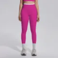 Leggings de yoga contrastés taille haute pour femmes, fitness course gym sport 9/10 - S / Bas / Fruit du Dragon