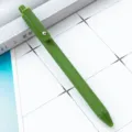 Green Rubberized Ballpoint Pen Minimalist Student Office Stationery Smooth Writing Gel Pen - Vintage Green