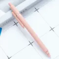 Stylo gel rose Morandi minimaliste, stylo plastique lisse pour étudiants et bureau. - Rose Morandi