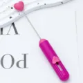 Mini couteau de boîte portable en forme de cœur rose pour le bricolage quotidien. - Rose Rouge Foncé