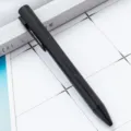 Zwarte business metalen balpen voor kantoor school briefpapier en promotiegebruik - Kogelpunt 1.0 / Zwart