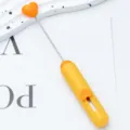 Couteau utilitaire portable en forme de cœur pour ouvrir les colis, joli outil de découpe. - Orange