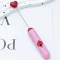Joli mini cutter rose en forme de coeur ouvre colis portable outil de bricolage quotidien. - Rose Bonbon