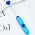 Petit cutter portable au design de cœur, adorable outil de découpe pour le colisage et les loisirs. - Bleu Bonbon