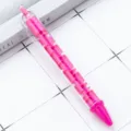 Pink maze ballpoint pen novelty puzzle toy pen stress relief student stationery pen - Rose Red