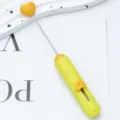 Ouvre-colis portable en forme de coeur et cutter de loisirs pour ouvrir facilement les paquets. - Jaune Bonbon