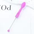 Double-sided silicone blackhead brush and versatile lip brush for daily facial cleansing care. - Light Purple