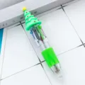 Carina penna a sfera a 4 colori con albero di Natale pressa multifunzione cancelleria scuola - Albero di Natale Tipo A