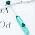 Mini couteau express en forme de cœur cutter utilitaire portable outil découpe - Vert menthe bonbon