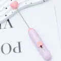 Mini cutter cœur mignon couteau utilitaire portable pour ouvrir facilement les colis express. - Rose Macaron