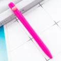 Bright pink ballpoint pen featuring a cute heart clip, perfect for daily office and school writing. - Heart Style / Rose Red