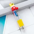 Natale mini penna a sfera multicolore simpatico cartone animato studente quattro in uno penna - Calza di Natale stile B