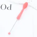 Double-sided silicone blackhead brush and lip brush, pink multi-functional beauty tool. - Hot Pink