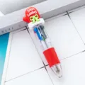 Penne A Sfera A Quattro Colori Guanto Di Natale Carino Penna Multicolore Per Studenti Scuola - Guanti di Natale