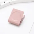 Pink magnetic binder clip cute metal memo clip for fridge office home stationery organization - Square Magnetic Clip / Candy Pink