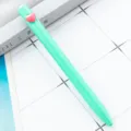 Mint Green Ballpoint Pen with Pink Heart Accent Cute Twist Pen for Writing School Gift - Heart Style / Candy Mint Green