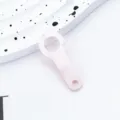 ciondolo per cannuccia in acrilico rosa fai da te, accessorio carino per tazze e perle. - Rosa confetto (Stile testurizzato)