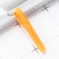 Draagbare oranje mini markeerstift met sleutelhanger studenten zakmarker voor dagboek - Oranje