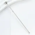 Professional stainless steel cake testing needle for baking, durable kitchen tester tool. - Silver