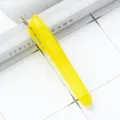 Gele fluorescerende markeerstift highlighter met haakje schattig voor school kantoor studie - Geel