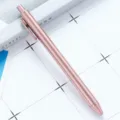 Penna a sfera retrattile oro rosa minimalista, design elegante per scrittura fluida. - rosa champagne