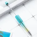 DIY beadable ballpoint pen blue gradient body sparkling rhinestone decoration for custom crafts - Blue Gradient
