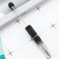 DIY gradient rhinestone beaded pen metallic ballpoint pen stylish handcrafted diamond pen - Bullet Tip 1.0 / Black Gradient