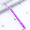 Transparent purple stacking bullet pencil non-sharpening mechanical writing stationery - Purple